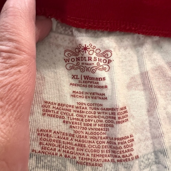 Wondershop Red and White Nordic Pajama Set XL - Picture 5 of 5